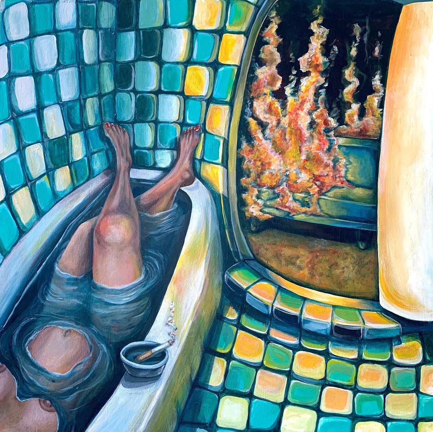 "Self-Care" Painting